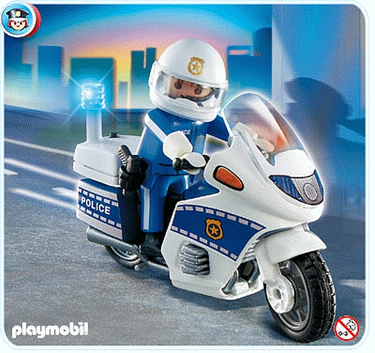 פליימוביל שוטר על אופנוע דגם חדש Playmobil 4262