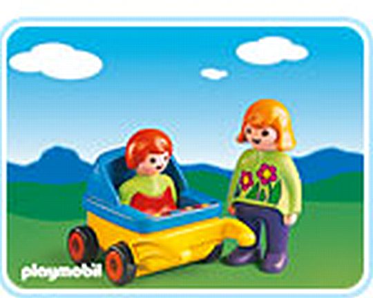 פליימוביל אמא ועגלת תינוק Playmobil 6749