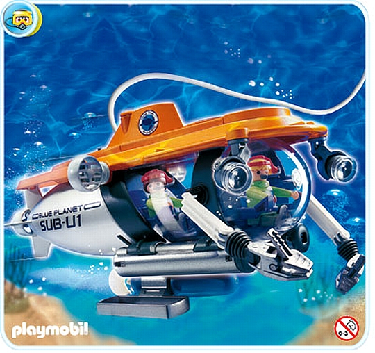 פליימוביל צוללת מחקר Playmobil 4473