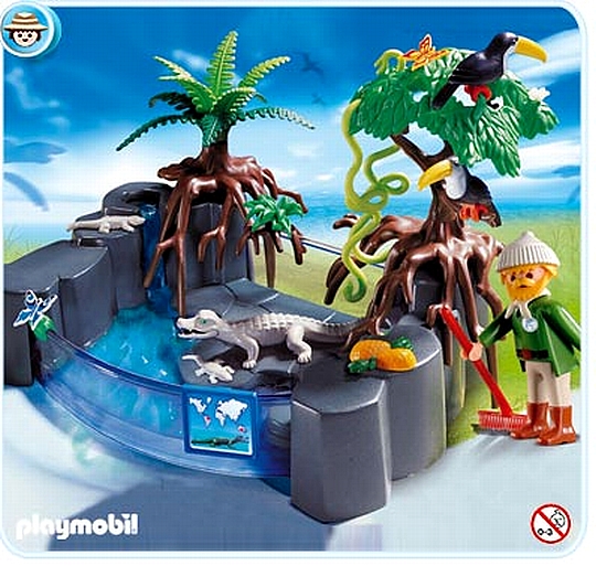 פליימוביל בריכת התנינים Playmobil 4463