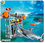 פליימוביל צוללן הכרישים Playmobil 4500