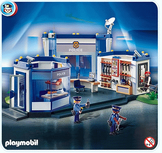 פליימוביל מפקדת המשטרה Playmobil 4264