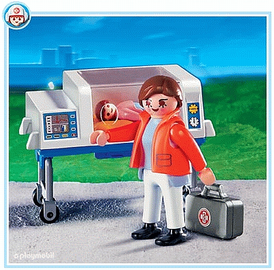 פליימוביל רופא ואינקובטור Playmobil 4225