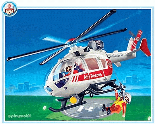 פליימוביל מסוק רפואי Playmobil 4222