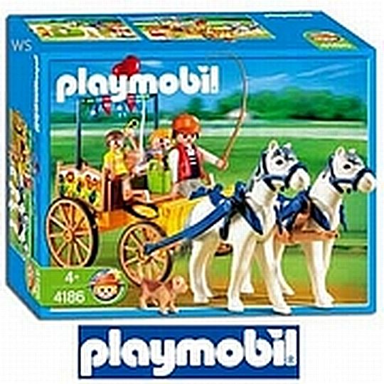 פליימוביל כרכרת מאמן הסוסים Playmobil 4186