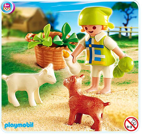 פליימוביל ילדה עם גדי Playmobil 4674