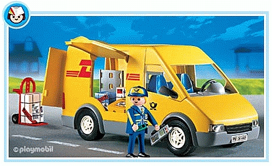 פליימוביל רכב משלוחים DHL Playmobil 4401