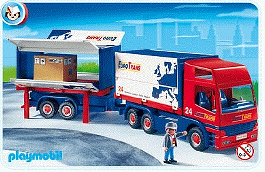 פליימוביל משאית + נגרר Playmobil 4323