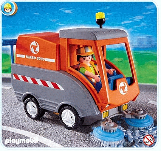 פליימוביל רכב מנקה כבישים Playmobil 4045
