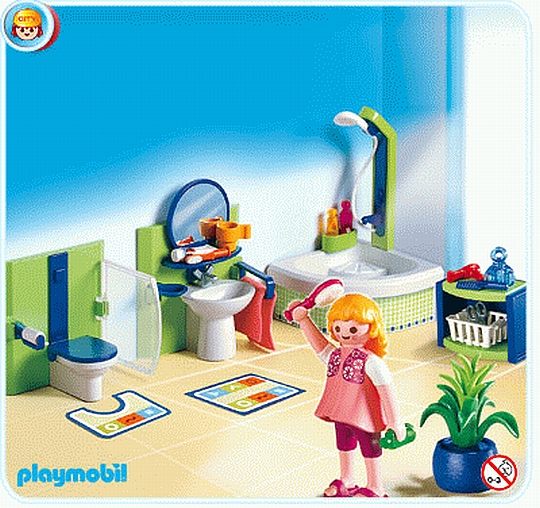 פליימוביל חדר אמבטיה חדש Playmobil 4285