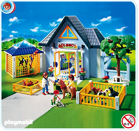 פליימוביל בית חולים לחיות Playmobil 4343