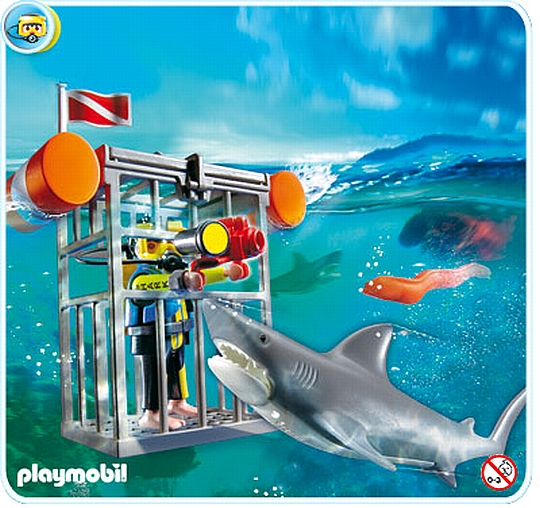 פליימוביל צוללן הכרישים Playmobil 4500