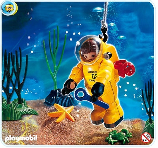 פליימוביל צוללן המעמקים Playmobil 4479