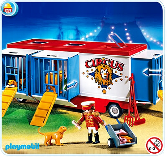 פליימוביל כלובי חיות ונגרר Playmobil 4232