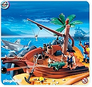 פליימוביל סופר סט אי הפיראטים Playmobil 4136