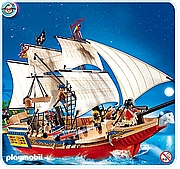 פליימוביל ספינת פיראטים בהסוואה Playmobil 4290