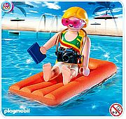 פליימוביל ילדה עם מזרן ים Playmobil 4681