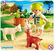 פליימוביל ילדה עם גדי Playmobil 4674