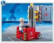 פליימוביל מלגזת צד בנמל Playmobil 4476