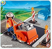 פליימוביל מכבש אספלט Playmobil 4044