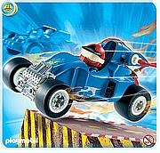 פליימוביל מכונית מירוץ כחולה פליימוביל 4181