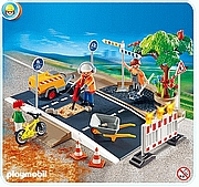 פליימוביל אתר בניית כביש Playmobil 4047