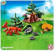 פליימוביל חיות היער ומאורה Playmobil 4204