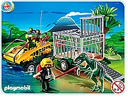 פליימוביל רכב אמפיבי וכלוב Playmobil 4175