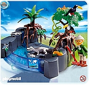 פליימוביל בריכת התנינים Playmobil 4463