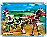 פליימוביל סוס וכרכרה יחיד Playmobil 4192